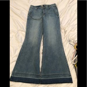 Bell bottom jeans